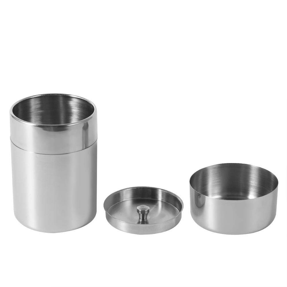 Tea Tin, Stainless Steel Tea Tins Canister Home Kitchen Storage Canisters for Tea Coffee Sugar Food(S)