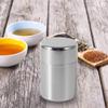 Tea Tin, Stainless Steel Tea Tins Canister Home Kitchen Storage Canisters for Tea Coffee Sugar Food(S) view 3