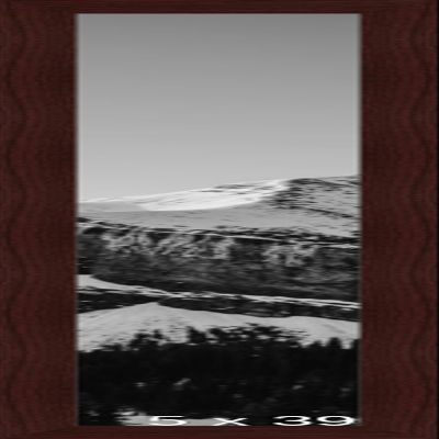 Frame It Easy 5 x 39 Merlot Wood Frame (Derby)
