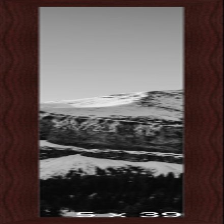 Frame It Easy 5 x 39 Merlot Wood Frame (Derby)
