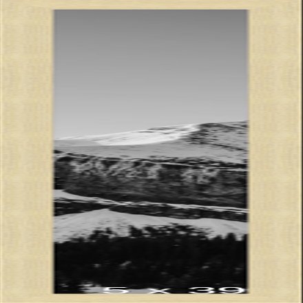 Frame It Easy 5 x 39 Wheat Wood Frame (Derby)