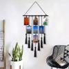 Photo Frame Hanging Photo Display Macrame Wall Hanging Pictures Home Decor, With 25 Wood Clips view 3