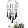 Photo Frame Hanging Photo Display Macrame Wall Hanging Pictures Home Decor, With 25 Wood Clips view 4