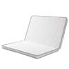 Coir Mattress, 3e Coconut Palm Hypoallergenic Orthopedic Mattress Pad 5cm Folding Sleeping Mat Firm Feel Quiet Tatami Guest Bed-White 150x190cm(59x75inch) view 4