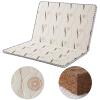 Coir Mattress, 3e Coconut Palm Hypoallergenic Orthopedic Mattress Pad 5cm Folding Sleeping Mat Firm Feel Quiet Tatami Guest Bed-e 100x200cm(39x79inch) view 1