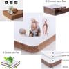 Coir Mattress, 3e Coconut Palm Hypoallergenic Orthopedic Mattress Pad 5cm Folding Sleeping Mat Firm Feel Quiet Tatami Guest Bed-e 100x200cm(39x79inch) view 3