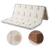 WJXBoos Coir Mattress, 3e Coconut Palm Hypoallergenic Orthopedic Mattress Pad 5cm Folding Sleeping Mat Firm Feel Quiet Tatami Guest Bed-f 120x200cm(47x79inch) view 1