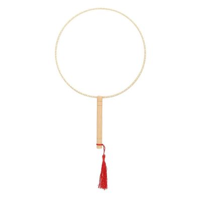 Furnoor Chinese Vintage Royal Court Round Hand Held Fan DIY Art Painting Gift White Royal Court Fan Gift