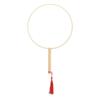 Furnoor Chinese Vintage Royal Court Round Hand Held Fan DIY Art Painting Gift White Royal Court Fan Gift view 1