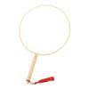 Furnoor Chinese Vintage Royal Court Round Hand Held Fan DIY Art Painting Gift White Royal Court Fan Gift view 4