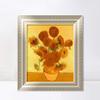 INVIN ART Framed Canvas Art Giclee Print Vase with Fifteen Sunflowers by Vincent Van Gogh Wall Art Living Room Home Office Decorations(European Style Silver Frame,20"x24") view 1