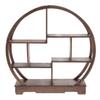 SUPVOX Chinese Wooden Display Stand Solid Wood Assemble Display Rack Rosewood Storage Shelf Crafts for Home Office Organizer (Without Ornaments) view 1