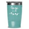 Gigi Est 2019 Tumbler Pregnancy Announcement Travel Mug For New Grandmother Future Grandma To Be Baby Reveal or Baby Shower Coffee Cup for Mom view 1