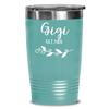 Gigi Est 2019 Tumbler Pregnancy Announcement Travel Mug For New Grandmother Future Grandma To Be Baby Reveal or Baby Shower Coffee Cup for Mom view 2