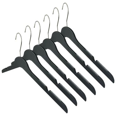 All Hung Up Hangers Elegant Plastic Hangers, Clothes Hangers, Thin Plastic Hangers, Color Plastic Hangers, Clothes Hangers Plastic, Blouse Hangers (Black, 36pk)