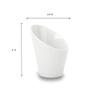 IMPULSE! Porcelain Moon Snack Bowl | Servingware Bowl for Snacks (e.g Bowl for Pistachios, Vegetables, Salads, Peanuts, Chips, Candy Fruit, Guac, Dip) | Set of 3 view 2