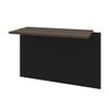 Bestar Connexion 40W Desk Bridge in Antigua & Black view 1