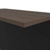 Bestar Connexion 40W Desk Bridge in Antigua & Black view 4