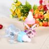 Akozon Shower Bottles 50Pcs Candy Chocolate Bottles Box for Shower Party Favors Gifts Decorations (Blue) view 4