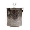 Commercial Grade D 6.3" X H7" Genuine Stainless Steel 18/8 Perforated Tall Strainer - One Touch Lock System - Restaurant & Home Use - Extra Extra Large view 1