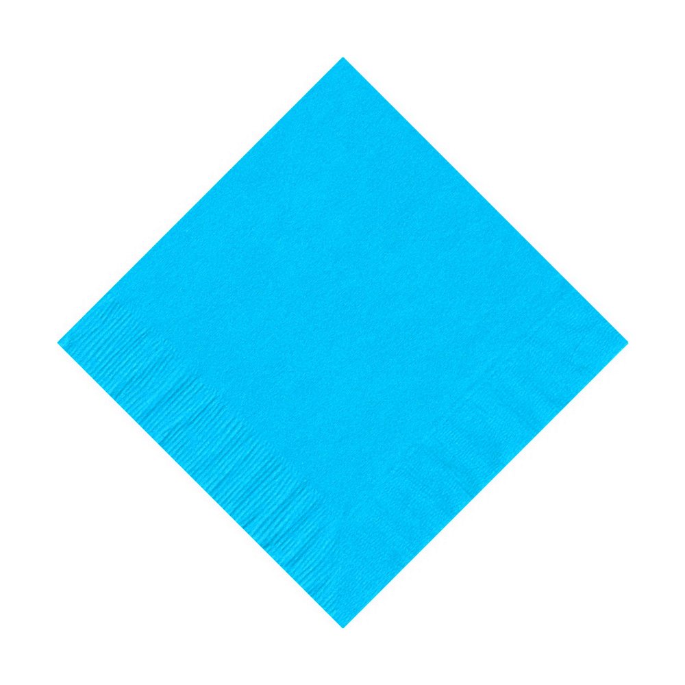 100 2-Ply Cocktail Personalized Napkins (Bermuda Blue)