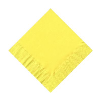 100 2-Ply Cocktail Personalized Napkins (Yellow)