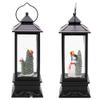 Wondise Snowman Lighted Musical Snow Globe Lantern with 6 Hour Timer view 4