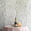 ENOVA HOME 12 Pack 33 Sq ft. Artificial Faux Foliage Wall Mat Panel Hydrangea Flower Backdrop Wedding Party Event Decoration (White) view 1