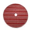 Red and White Fair Isle Christmas Tree Skirt 48 Inch New view 1