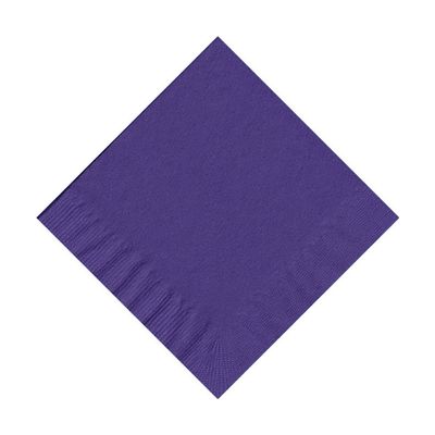 100 2-Ply Cocktail Personalized Napkins (Purple)