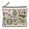Catstudio Colorado State University Collegiate Zipper Pouch Purse | Holds Your Phone, Coins, Makeup, Dog Treats, & Tech Tools view 1