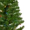 Northlight 6.5' Pre-Lit Canadian Pine Slim Artificial Christmas Wall Tree - Multicolor Lights view 4