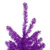 Northlight 4.5' Metallic Purple Tinsel Artificial Christmas Tree - Unlit view 3