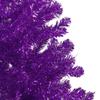 Northlight 4.5' Metallic Purple Tinsel Artificial Christmas Tree - Unlit view 4