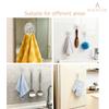 BEADNOVA Suction Cup Hooks 2.5 Inches Suction Cup Hook for Window Glass Bathroom Kitchen Wall Office (6 Packs) view 4