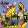 MAGNET 3x5 inch Vintage Greetings from Lake Tahoe Sticker (Old Postcard Art Logo ca nv) Magnetic Magnet Vinyl Sticker view 1