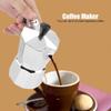 Hakeeta 1 Cup 30ml Aluminum Italian Mocha Pot Coffee Machine for Home Office, Detachable view 2