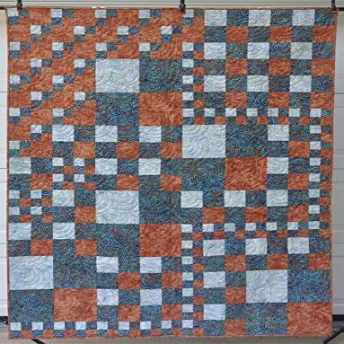 Four Patch Play Original Modern Lap Quilt