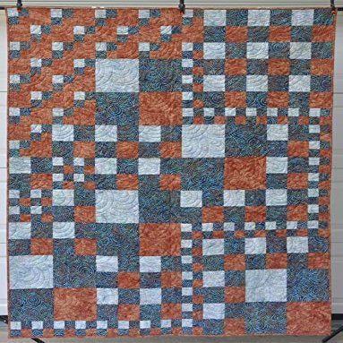 Four Patch Play Original Modern Lap Quilt