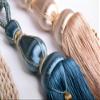 1 Pair Fashion Curtain Rope Tiebacks with Tassels Curtain Tiebacks Curtain Rope Holdbacks for Bedroom & Living Room (Peacock Blue) view 3