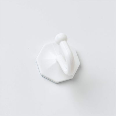 100 x Curtain TIE Backs SELF Adhesive White Plastic 35 x 35 x 40MM