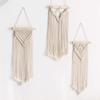 Mkono Small Macrame Wall Hanging, Boho Bedroom Decor, 3 Pack, 8" Wx14 L view 4