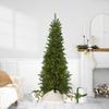 Pre-Lit Canadian Pine Artificial Pencil Christmas Tree - 6.5' - Clear Lights view 2