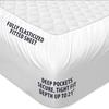 COONP Full Mattress Topper, Extra Thick Pillowtop, Cooling Plush Mattress Pad Cover Cotton Top Bed Topper Protector with 8-21 Inch Deep Pocket view 4
