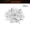 MroMax Curtain Track Rollers Stainless Steel Frame Twin Wheeled Carriers Drapery Rail Sliding Glider for Windows Shower Curtain Tracks 0.47" Dia, 50 Pcs view 4
