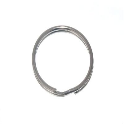 40 X SPLIT KEY RING NP NICKEL PLATED STEEL 38MM (1.5")
