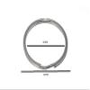 40 X SPLIT KEY RING NP NICKEL PLATED STEEL 38MM (1.5") view 2
