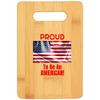 American Flag USA Citizen Bamboo Cutting Board For Wife,Girlfriend and Mom view 1