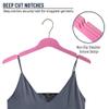 All Hung Up Hangers Elegant Plastic Hangers, Clothes Hangers, Thin Plastic Hangers, Color Plastic Hangers, Clothes Hangers Plastic, Blouse Hangers (Hot Pink, 36pk) view 2