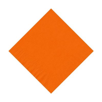100 2-Ply Cocktail Personalized Napkins (Orange)